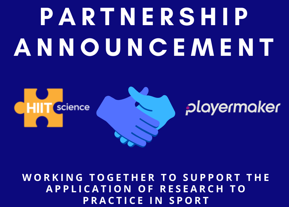 HIIT Science and Playermaker Form Strategic Partnership