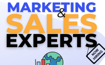 We’re hiring! Marketing & Sales Experts